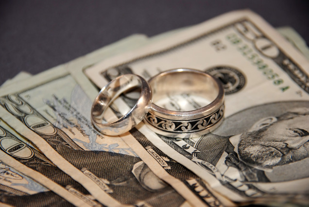 Money for wedding ring